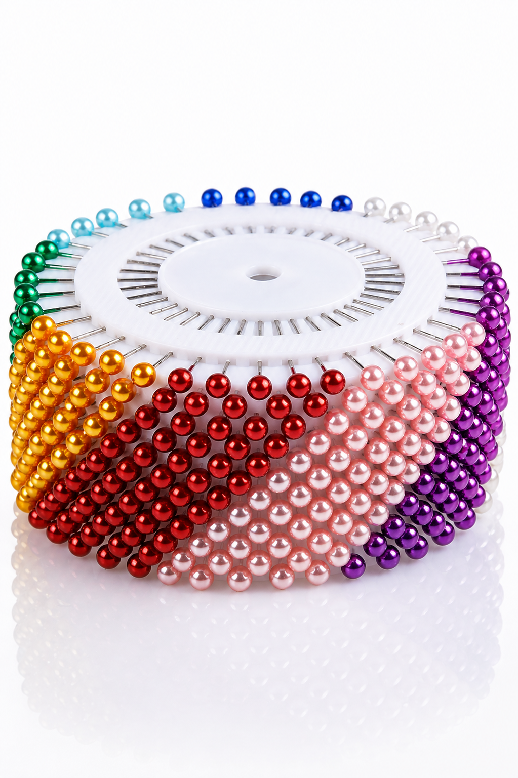 Pack of 120 Pcs Multi Colour Steel Head Pins for Tailoring and Dress Making, Patch Work Hijab and Scarf Pins etc.