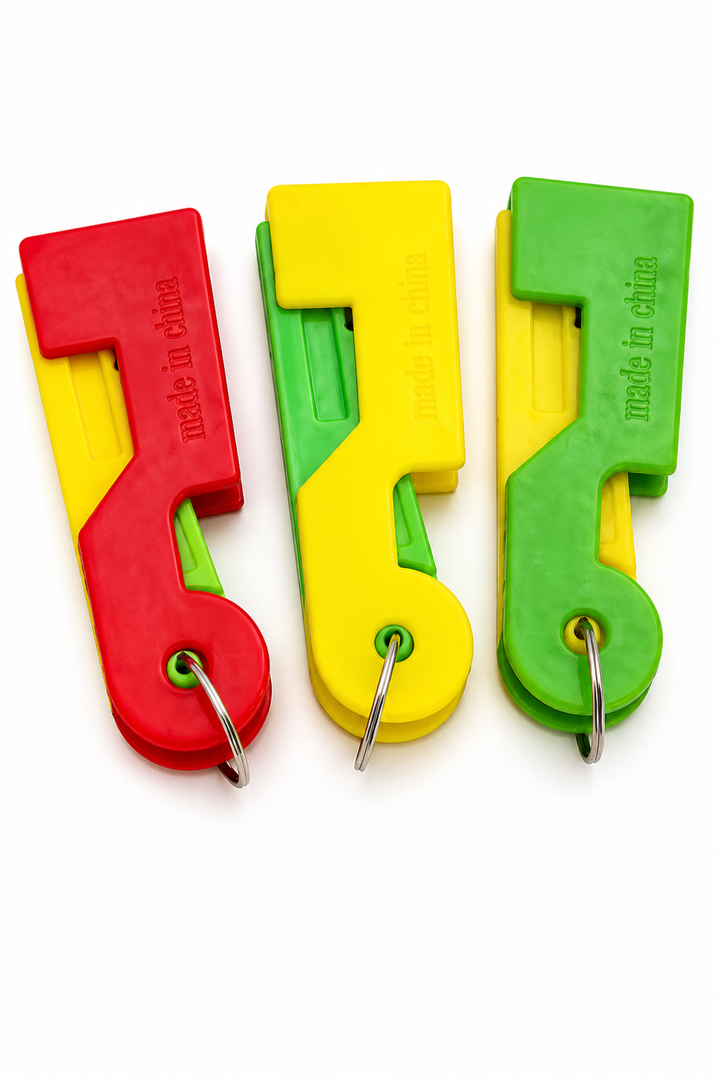 Set of 3 Multicolor Automatic Plastic Needle Threader Thread Guide Needle Device, for Household, A Must Have Product in Every Home